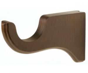 Kirsch 1-3/8" Wood Brackets 827 Hazelnut 6" Return